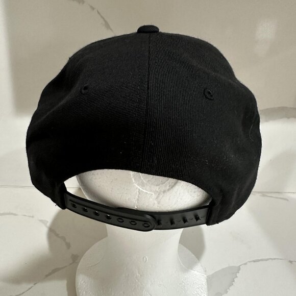 Sam's Hofbrau Hat Cap Snap Back Black Embroidered Yupoong LA Logo Flat Bill Mens - Picture 5 of 9